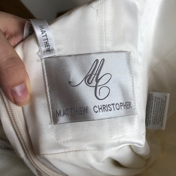Matthew Christopher Bridal Midi Dress - Picture 7 of 9